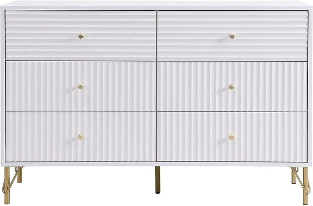 Vente-unique Kommode Loureo Weiß Breite: 120 cm - Bild 1