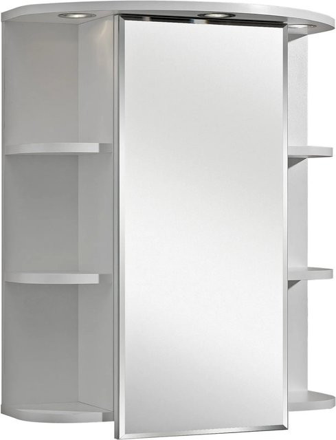 Pelipal Spiegelschrank Trier Weiß Glänzend Breite: 60 cm, Höhe: 70 cm - Bild 1