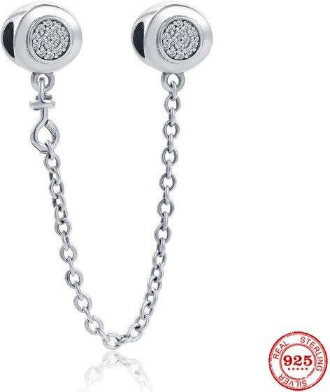 Charms Armband Silber, Perle, Zirkonia, Damen - Bild 1