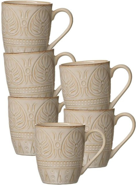 Ritzenhoff & Breker Becher Omara Beige 6er Set 400 ml - Bild 1