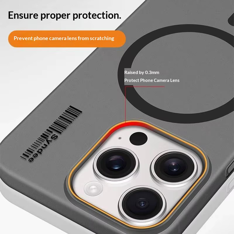 Transparente Xiaomi Schutzhülle aus PC mit magnetischer Befestigung und kabelloser Ladefunktion in Grau - Bild 2