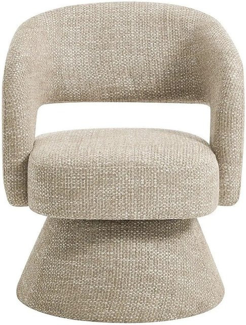Vente-unique Sessel Narolia Beige mit gerader Rückenlehne und Armlehnen - Bild 1