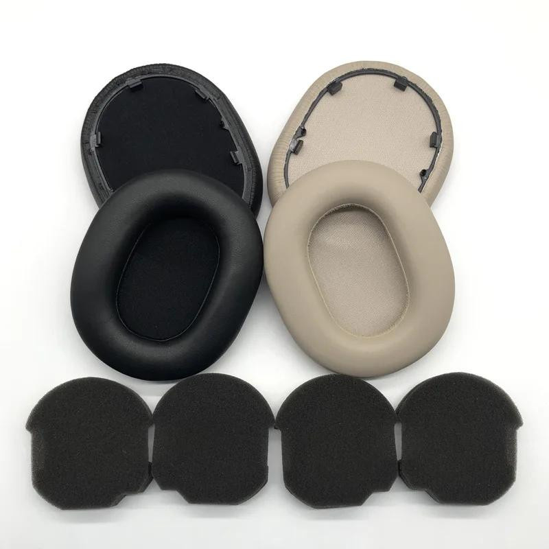 Sony Ersatz-Ohrpolster aus Schaffellprotein für WH-1000XM5 Over-Ear Kopfhörer, Schwarz - Bild 2