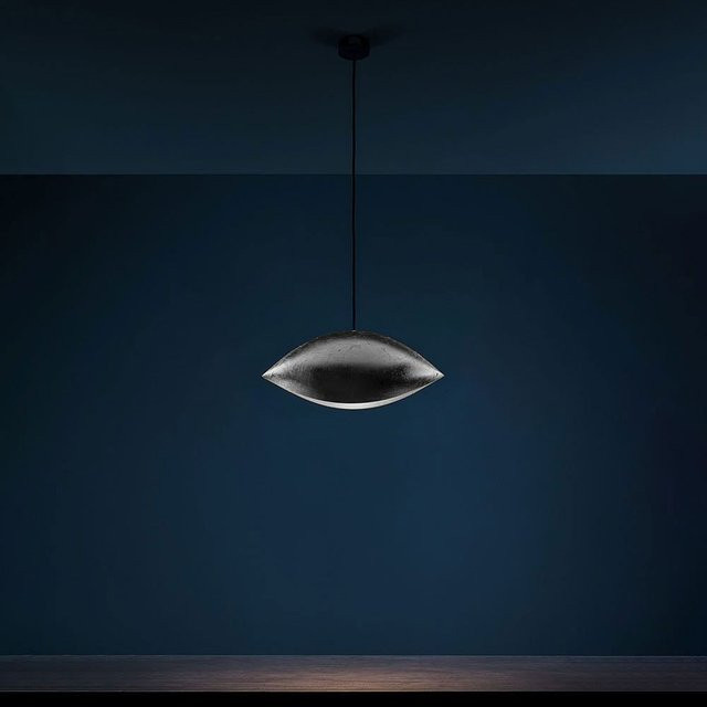 Catellani & Smith Malagola 27 LED-Pendelleuchte in Blattsilber - Bild 1