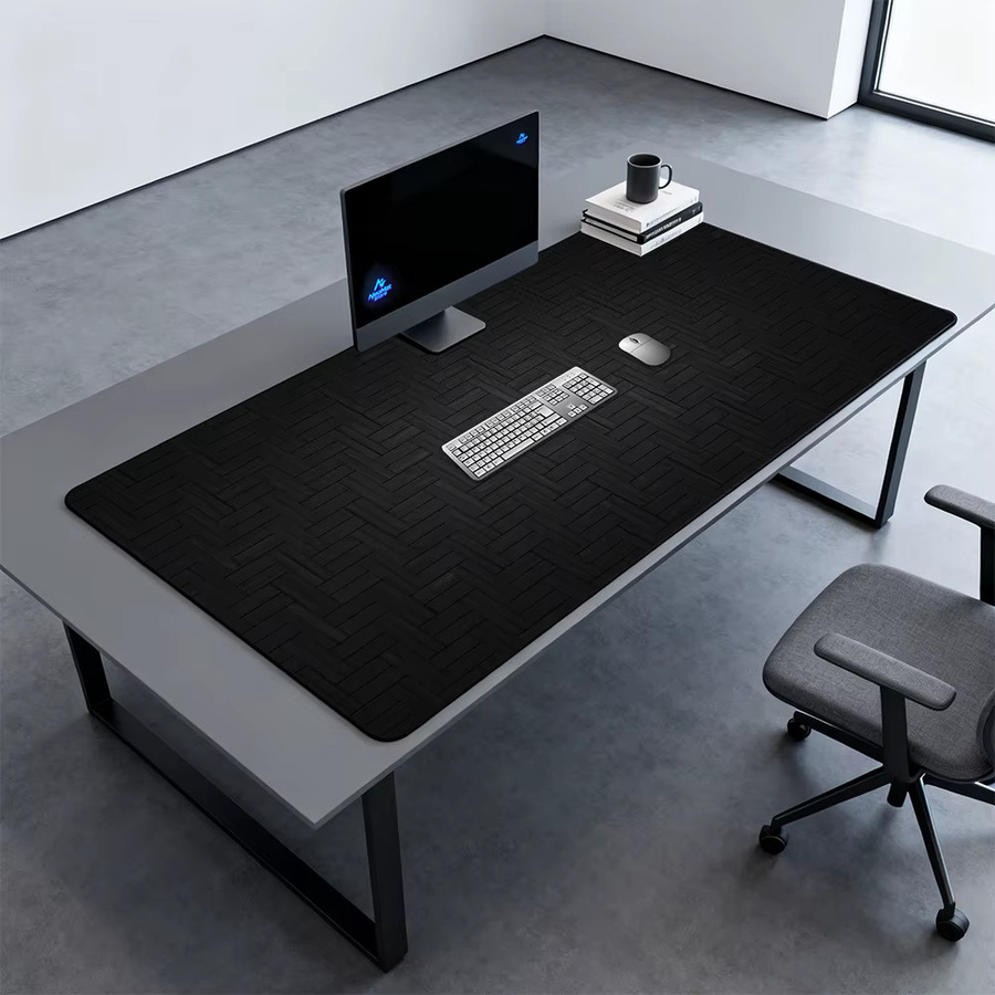 BERTALANFFY Extra großes Mauspad und Schreibtischunterlage in Schwarz, B/T: 160 x 80 cm - Bild 3
