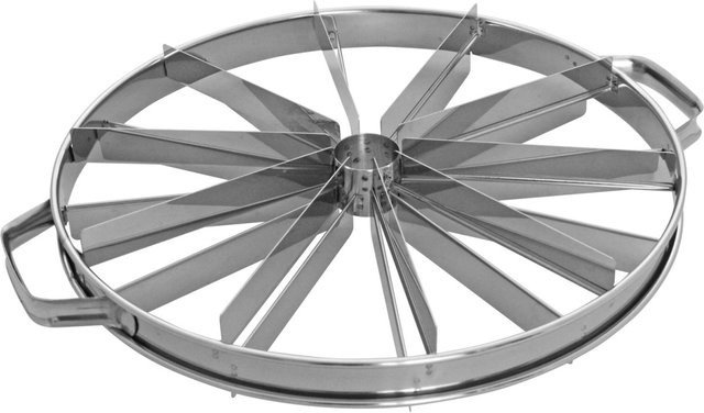 Schneider Torteneinteiler 10/12-teilig aus Edelstahl in Silber, Höhe: 5,3 cm, Durchmesser: 33 cm - Bild 1
