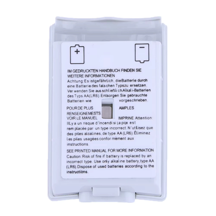 Batterieabdeckung für Microsoft Xbox 360 Wireless Controller in Weiß - Bild 5