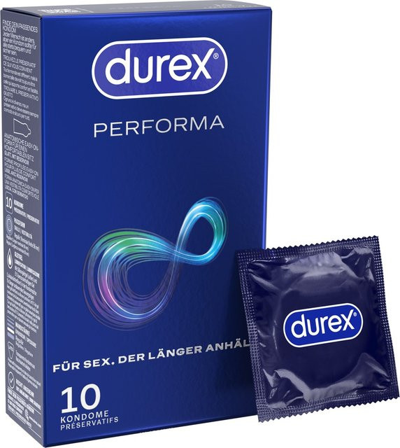 Durex Performa Kondome mit Verzögerungsgel, Unisex - Bild 1