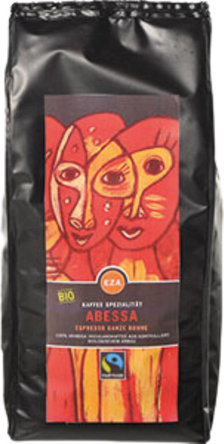 EZA Fairtrade Abessa, Bio-Espresso, Ganze Bohne, 1 kg - Bild 1