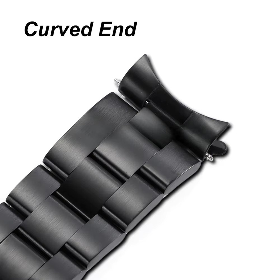 eelhoe Uhrenarmband Edelstahl, Silber, Herren - Bild 2