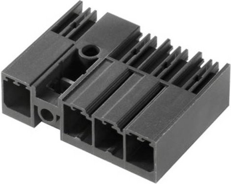 Weidmüller Stiftgehäuse-Platine Schwarz, 78 Pol, Rastermaß: 7,62 mm - Bild 1