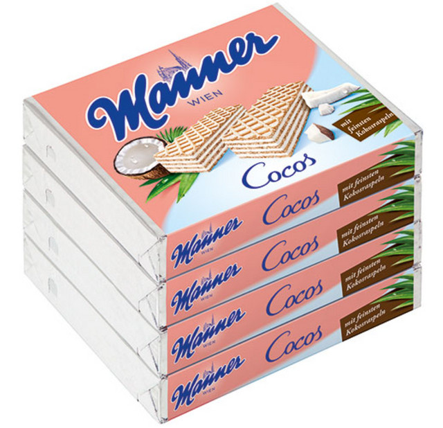 Manner Schnitten Cocos 4 x 75 g - Bild 1