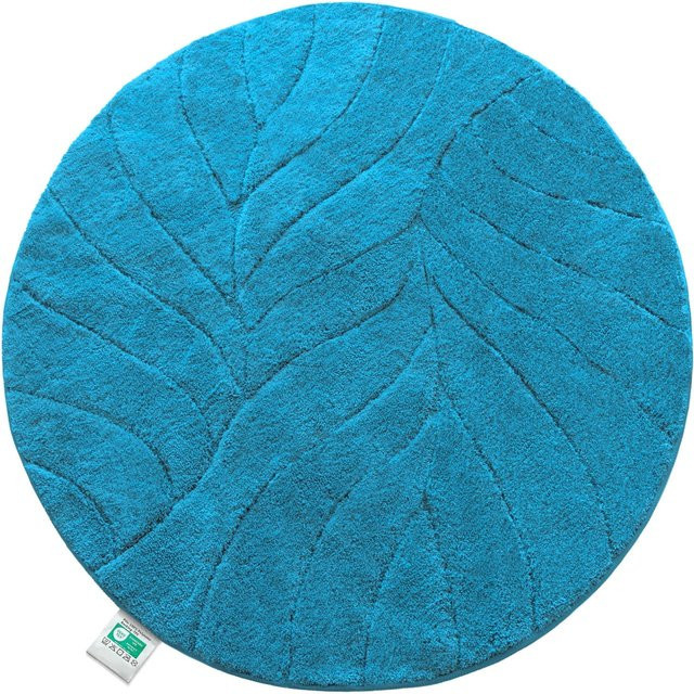 Floordirekt Badematte Maris Badteppich rund in Türkis Durchmesser: 30 cm - Bild 1