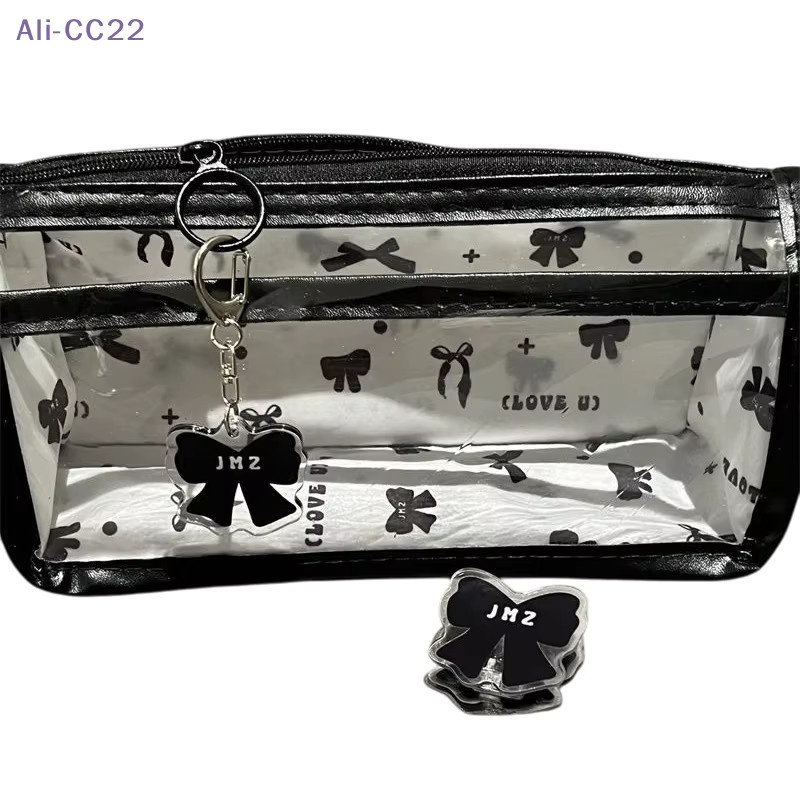 JETTING Transparentes Cartoon-Federmäppchen in Schwarz, mehrschichtiges Schreibwaren-Etui aus Kunststoff - Bild 3