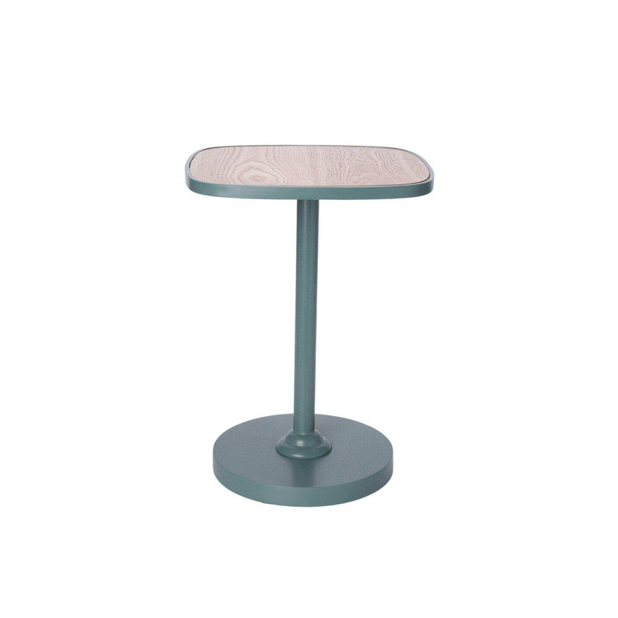 House of Nature Beistelltisch Avondale in Türkis aus Holz und Metall, rund, Durchmesser: 40 cm, Höhe: 30 cm, Tiefe: 30 cm - Bild 1