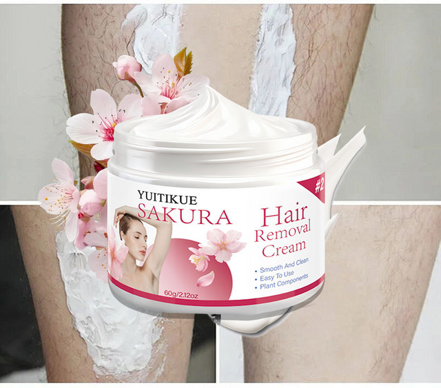 Yuitikue Sakura Haarentfernungscreme, 60g, Herren - Bild 1