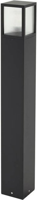 Lucande Außenleuchte Klemens Modern aus Aluminium in Schwarz, 1-flammig, E27, IP54, B/T/H: 23,0 x 12,0 x 12,0 cm - Bild 1