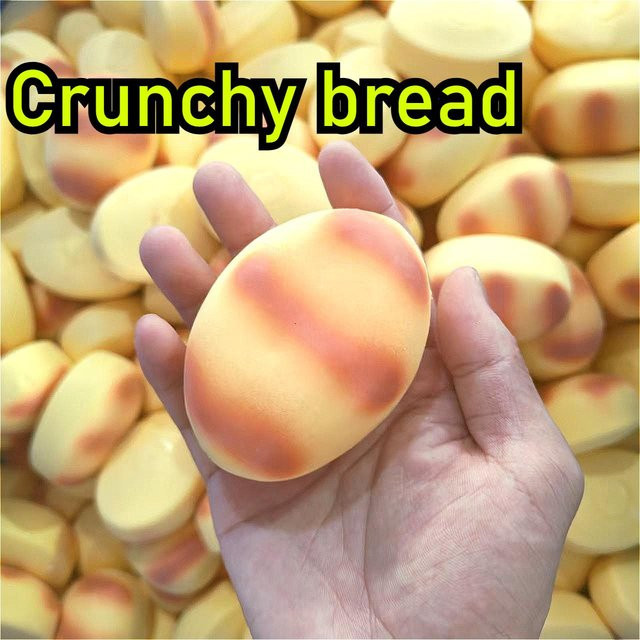 Imitation Brot Knackgeräusch Fidget Spielzeug, beige - Bild 1