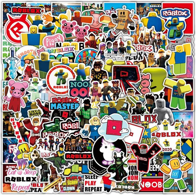 Bandai Roblox, Aufkleber, 50-teiliges Set, Bunt / Mehrfarbig - Bild 1