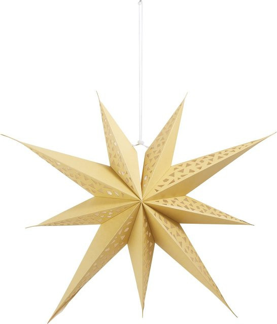 3D Papierstern Sirius von Othmar Decorations in Gold, Durchmesser: 65 cm - Bild 1
