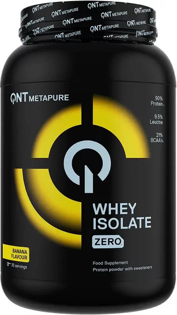 QNT Metapure Whey Isolate Zero Bananenprotein 908 g - Bild 1