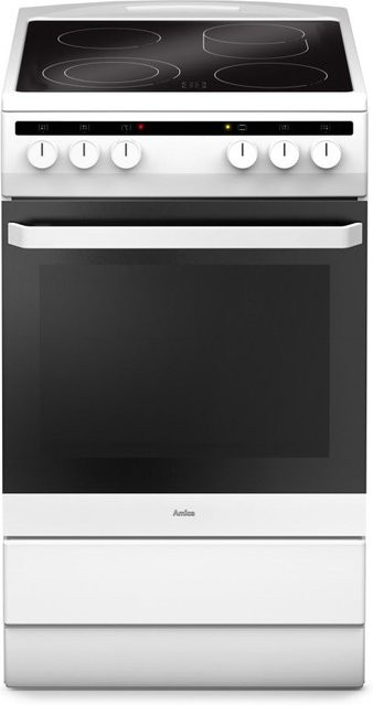 Amica Elektroherd SHC 11543 W mit Glaskeramikfeld in Weiß - Bild 1