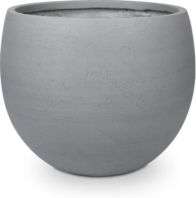Pflanztopf Sandro von Aplanta in Grau, Form Rund, Durchmesser: 36 cm, Höhe: 31 cm - Bild 1