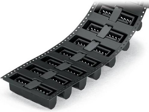 WAGO Stiftleiste 2140 Standard Schwarz, 14 Polzahl, Rastermaß: 3.50 mm, 200 Stück - Bild 1