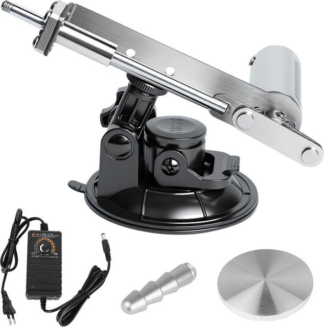 Elektrischer Hubkolben-Linearantrieb mit 39mm Hub, Einstellbarer Linearantrieb Motor in Silber, 0V-24V 2A mit US-Stecker - Bild 1