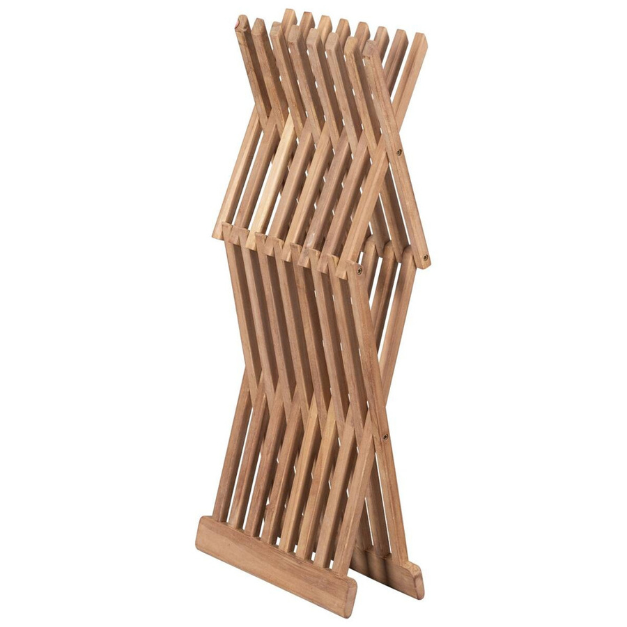 deVries Beistelltisch Woodie aus Teakholz in Braun B/H/T: 41 x 45 x 33 cm - Bild 3