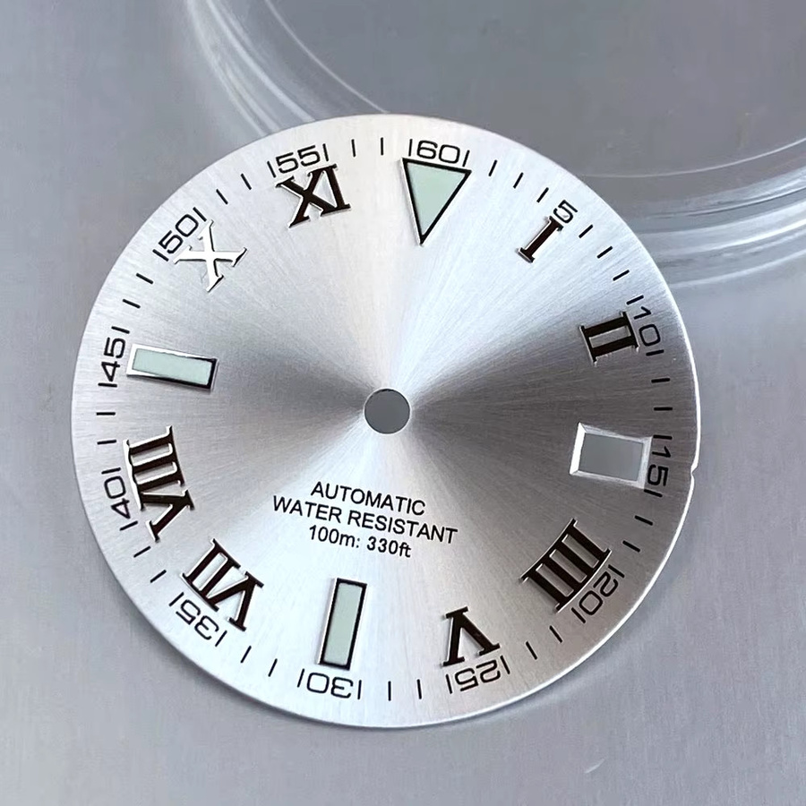 Tandorio Zifferblatt, Wimbledon Style, Römische Ziffer, Sunburst, 29 mm - Bild 2