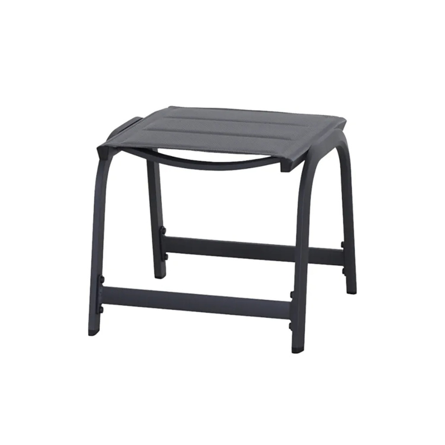 Siena Garden Hocker Tesoro aus Aluminium in Matt-Anthrazit, B/T/H: 51 x 51 x 43 cm - Bild 2