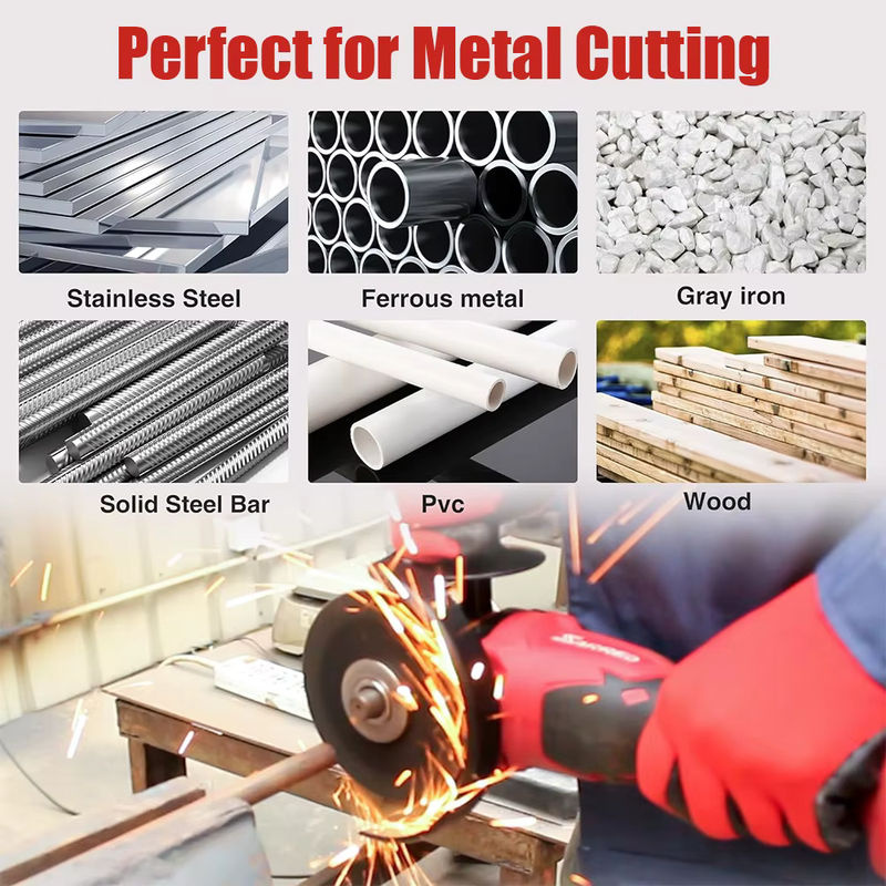 SI FANG Trennscheibe Set für Winkelschleifer zum Schneiden von Metall, Holz und Stahl, Farbe: Schwarz, Durchmesser: 75 mm - Bild 6