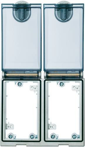 Harting Einbaurahmen 39500000200 aus Zinkdruckguss, transparent - Bild 1