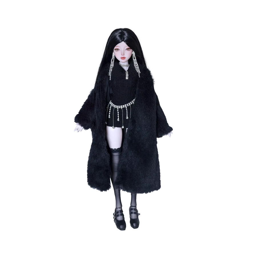 Seekly City Belle Rich Lady Style, BJD Komplettset, Harz, Schwarz - Bild 3