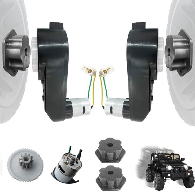 feelyan Elektrisches Fahrt auf Auto Fahrzeug Motor Getriebe, Reduzierer mit Stecker - Bild 1