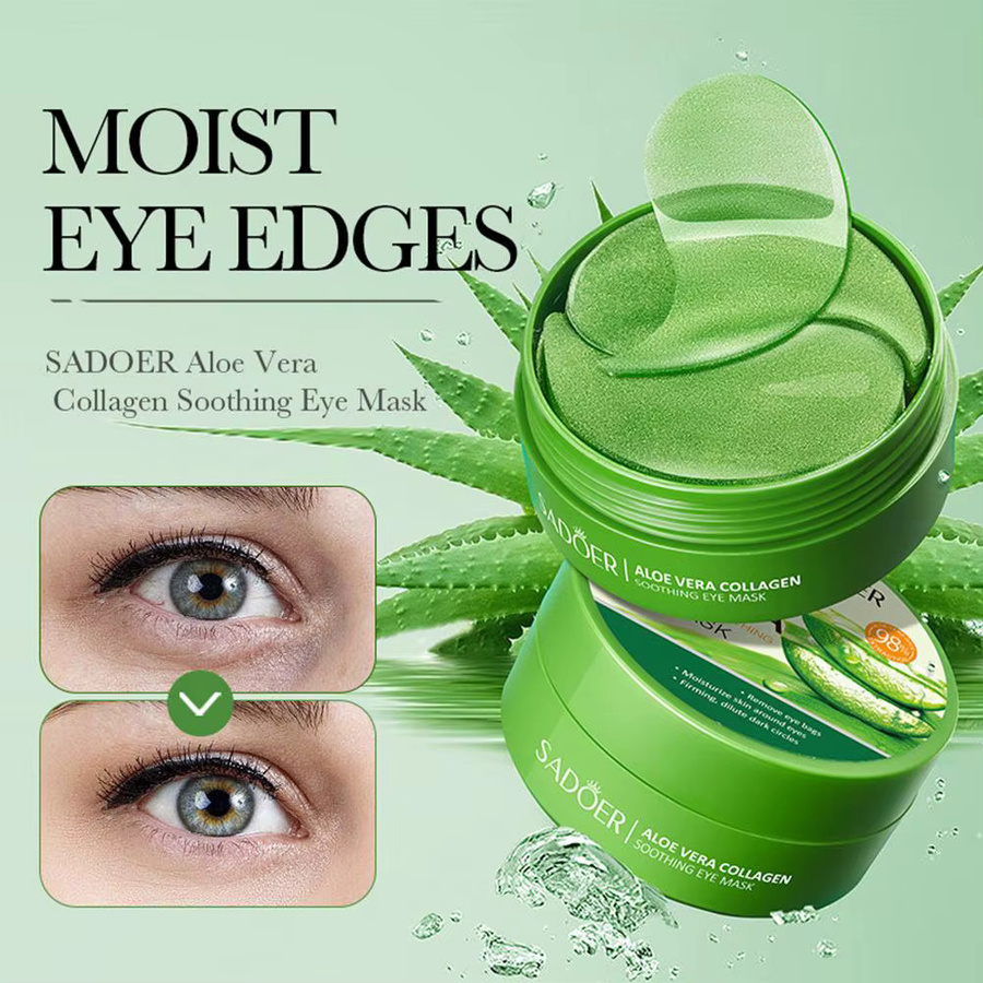 SADOER Augenmaske mit Aloe Vera und Kollagen, Unisex - Bild 2