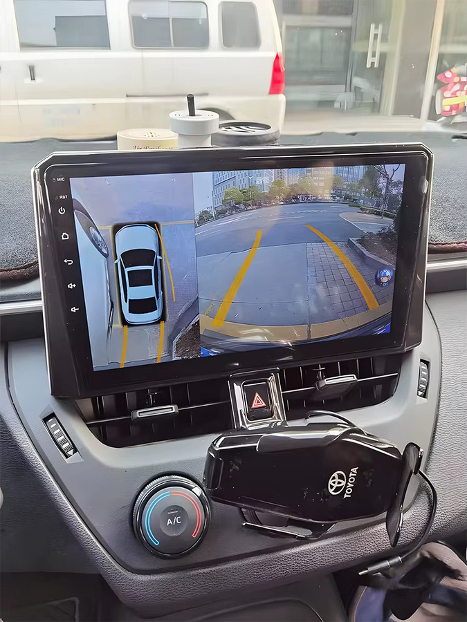 VseeKan AHD 1080P 3D 360 Grad Panorama Autokamera mit WDR-Technologie in Schwarz für Android Auto Radio - Bild 5
