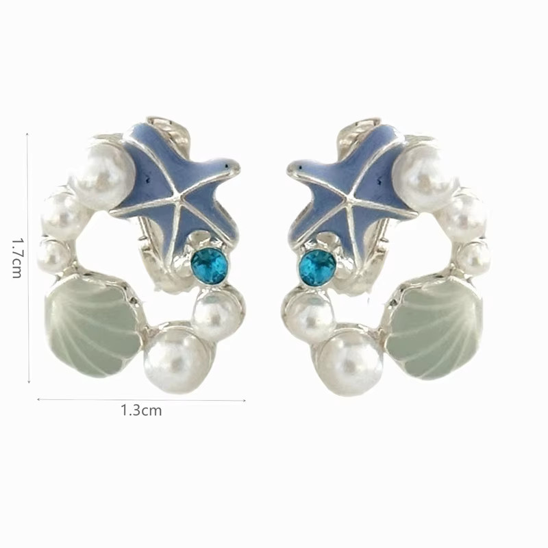 Rinhoo Ohrringe, Silber, Zirkonia, Perle, Damen - Bild 4
