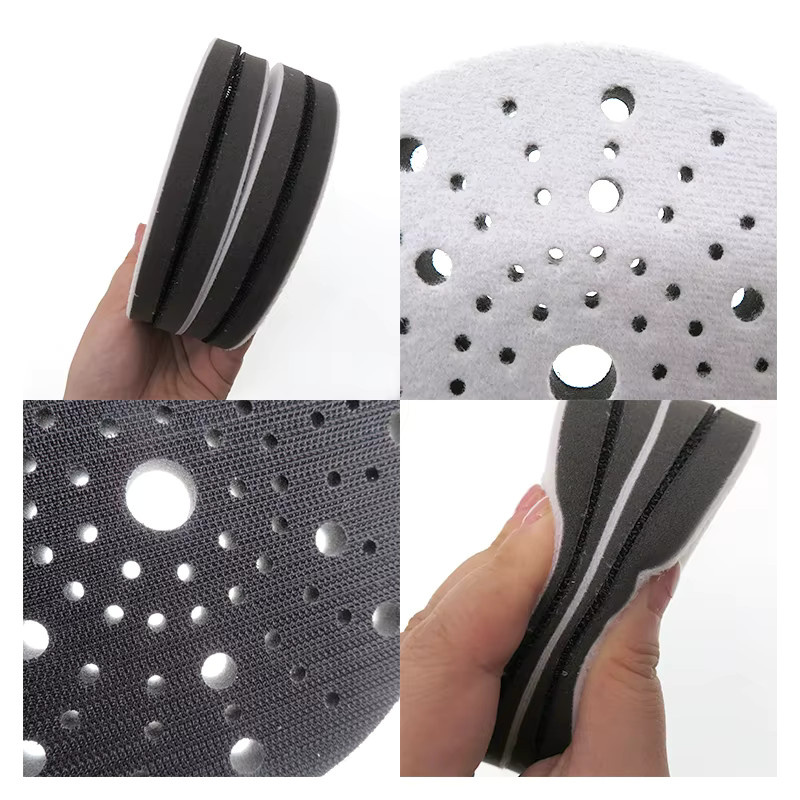 Atika Schwamm-Schnittstellenpad Set mit 13 Arten, 2 Stück, Durchmesser: 150 mm, Klettverschluss für Schleifwerkzeuge zur Reparatur von Metall und Holz - Bild 4