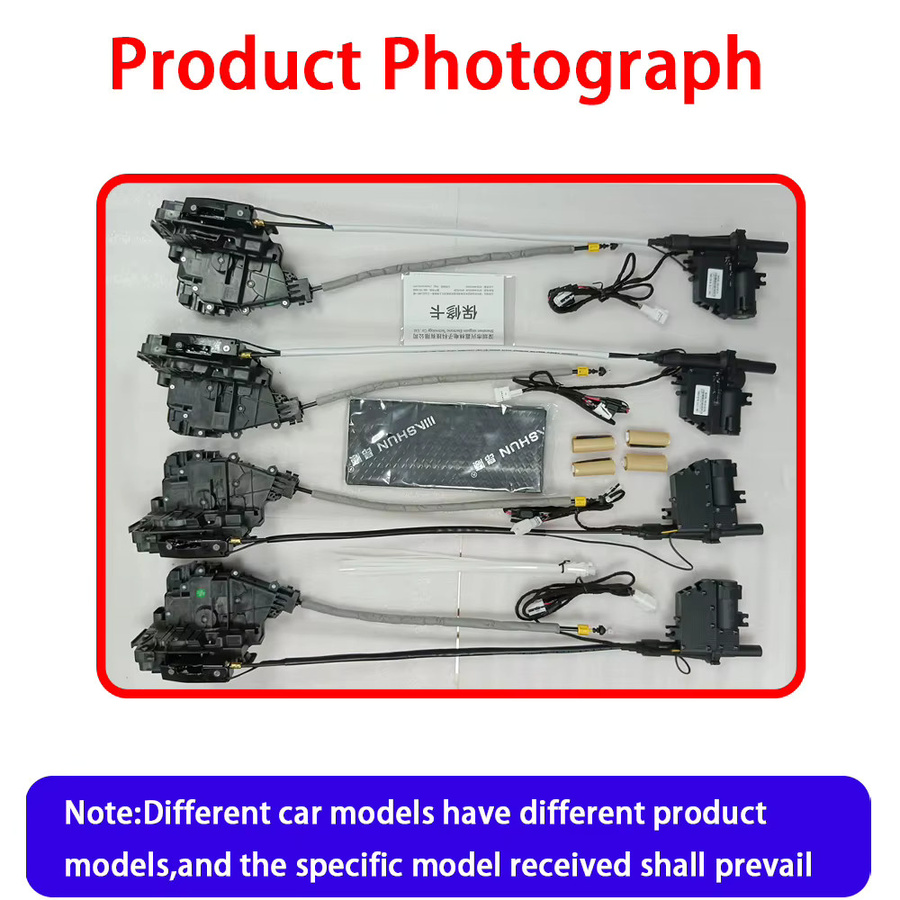 ZJCGO Automatisches elektrisches Soft-Close-Türschließersystem für Mercedes Benz C-Klasse W204 S204 C204 (2008–2015), Schwarz, OEM Plug and Play - Bild 5