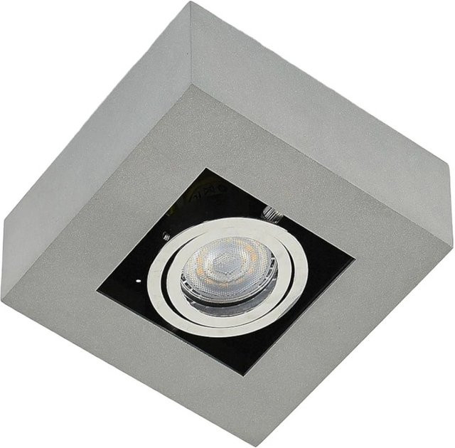Arcchio Strahler Vince 9620073 Modern Deckenleuchte aus Aluminium in Alu-grau, 1-flammig, GU10 - Bild 1