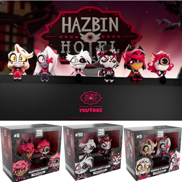 Youtooz Hazbin Hotel Alastor & Characters Figurenset - Bild 1