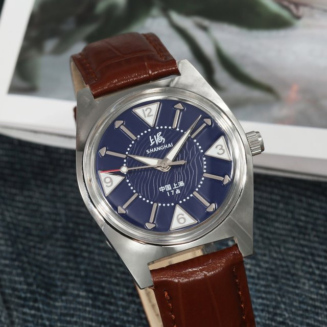 HEIMDALLR Armbanduhr, Handaufzug, Edelstahl, 36 mm, Blau, Herren - Bild 1
