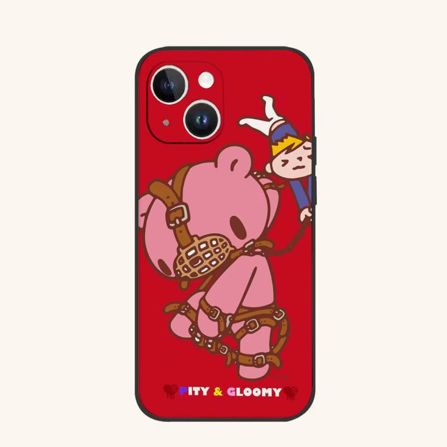 G-Gloomy Bär Handyhülle für iPhone 11 bis iPhone 17 Pro Max Plus Mini aus weichem TPU - Bild 6