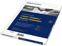 Soennecken Universaletikett aus Papier in Weiß, B: 97 mm, H: 42,3 mm - Bild 1
