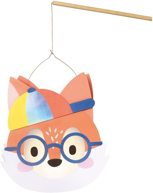 Folia Laternen-Bastelset Fuchs mit LED Licht - Bild 1