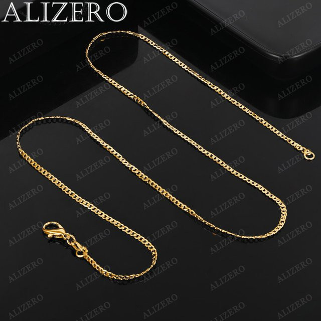 ALIZERO Halskette 750 Gold, 2mm, Unisex - Bild 1