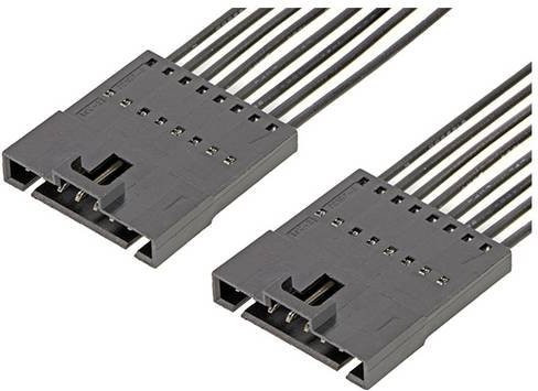 Molex Stiftgehäuse-Kabel 216272-1080 Bulk in Schwarz - Bild 1