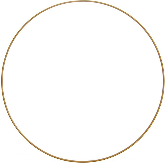 Rico Design Metallring Gold matt Durchmesser: 30 cm - Bild 1